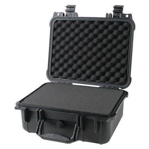 14" Weatherproof Hard Case Dry Box For DSLR HD Camera w/ Pelican 1400 Pluck Foam