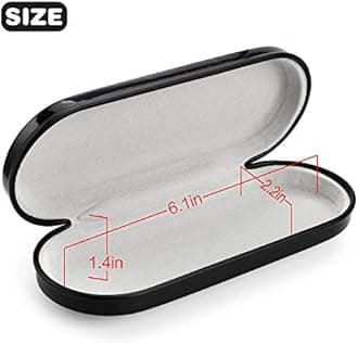 Vemiss Hard Shell Eyeglasses Case Lightweight Portable Case for Women,Men