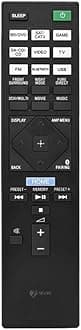 7SEVEN® Compatible for Sony Home Theatre Remote Control Original RMT-AA231U Suitable for STR-DH770 STRDH770 Model AV Systems and Amplifiers - Match Exactly with Each Keys