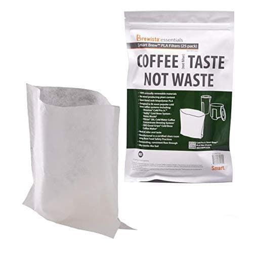 Brewista Cold Pro Jr. Smart Brew PLA Filter, Tree Free Alternative - 25 pack (BECPJRFPLA25)