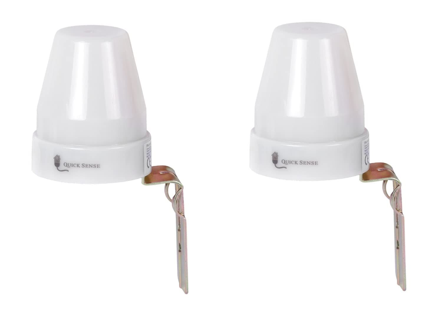 (Qs-302): 220 V Auto Day/Night On & Off Photocell, Ldr Sensor Switch (6 A) For Lighting Water Proof (Photocell Sensor 10A(Set Of 2))