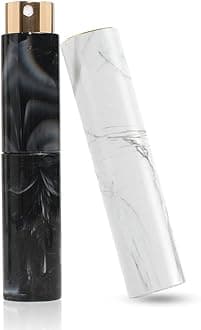 Vitog 10ml Refillable Perfume Bottle - Atomizer Spray for Travel, Empty Cologne Dispenser With Funnel, Distributor for Women Men