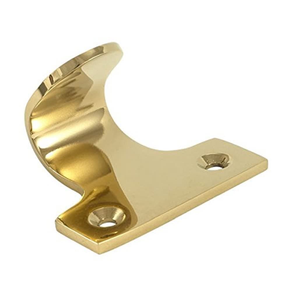 Merriway BH01897 Sliding Sash Window Lift-Polished Solid Brass, Pack of 2