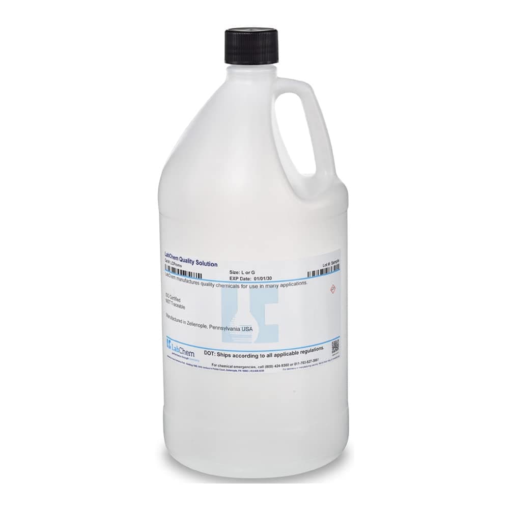 LabChem LC138804 Edta Solution, 0.0575M (0.115N), 4 L Volume