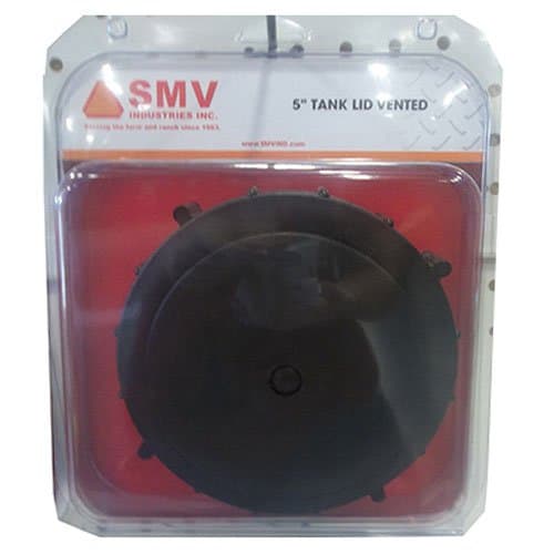 SMV Industries TLV Vented Tank Lid, 5", Black