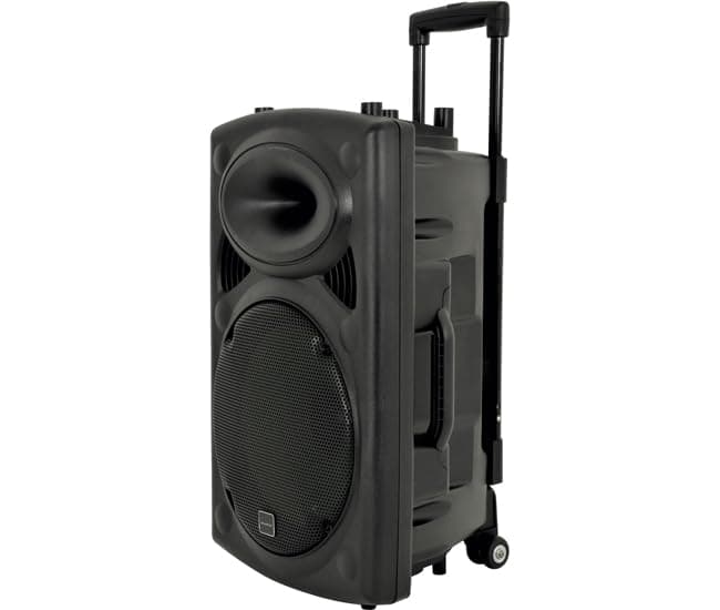 Voltriq GS666 Portable PA Speaker Without Battery Backup, Black