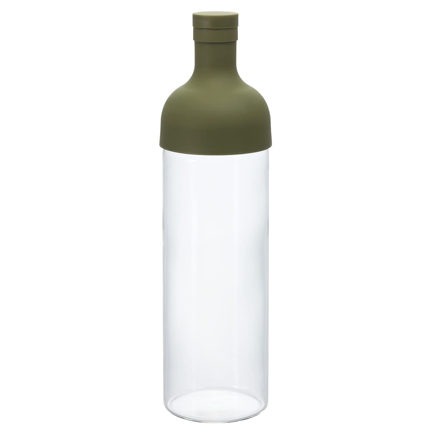 Cold Brew Tea Wine Bottle, 750ml, Olive Green