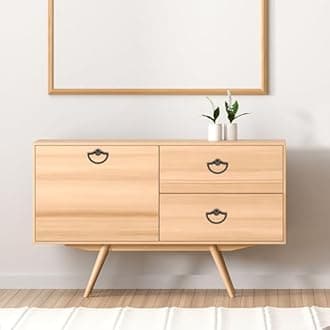 HARMONUS Knobs for Drawer & Cabinets Set Knob,Black Wardrobe Kitchen Drawer Knob Square Shape Door Pull Handle Knobs - (KNOBS-194- Pack of 6)