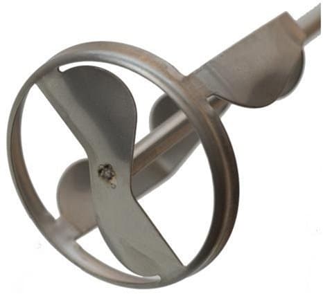 Co. HS-3 1/4 in Shaft 1-2 Gallon Stainless Steel Mixer Blade