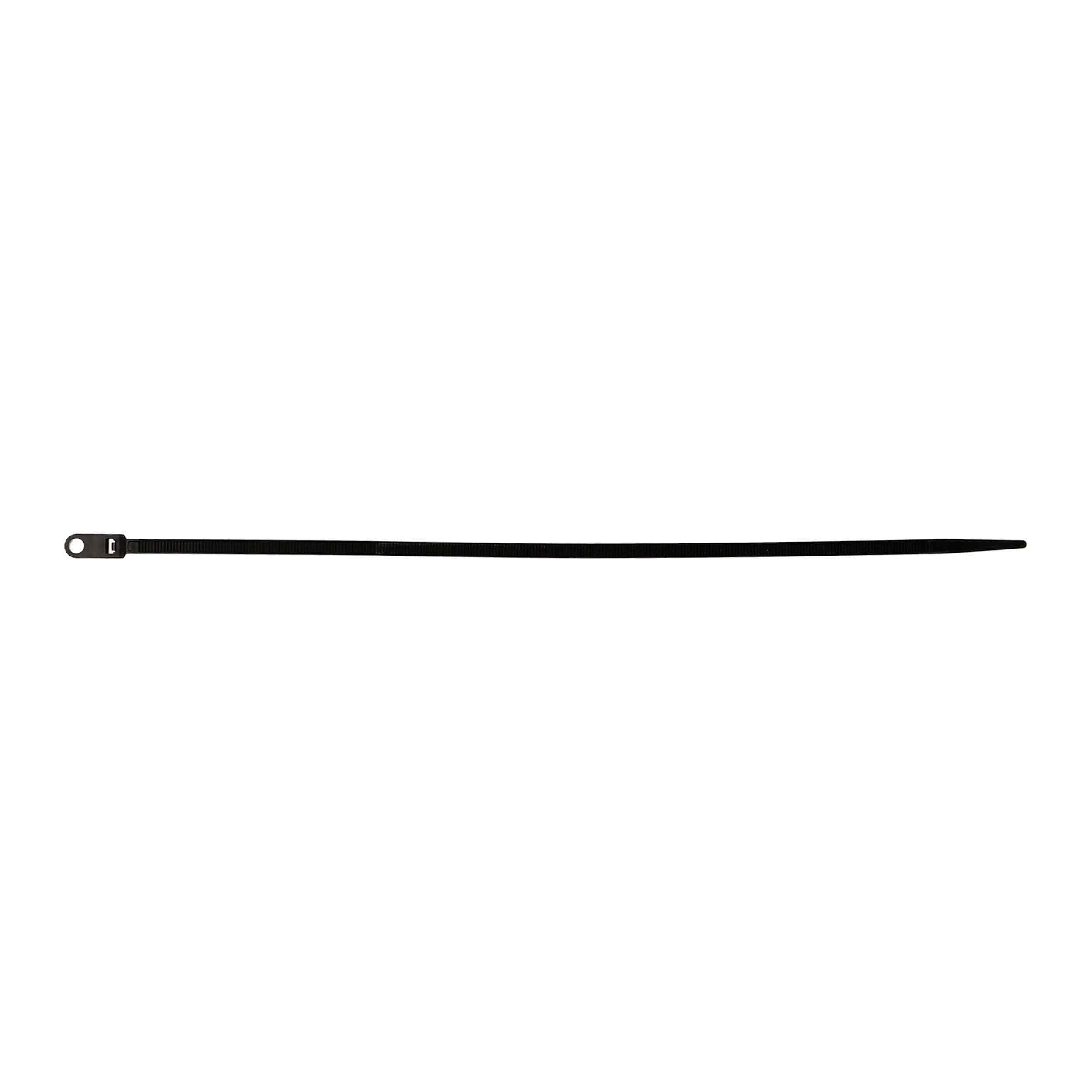 BMCT11 Black Mount Cable Tie 11-Inch, 50-Pound (100-Pack)