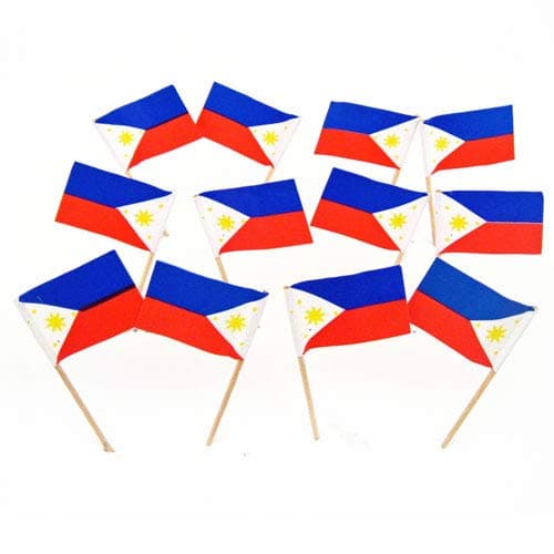 Philippines | Filipino Flag Toothpicks (100)