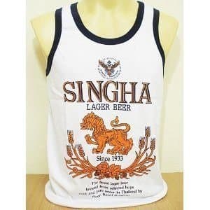 Thai Singha Beer Vest Shirt SIZE L