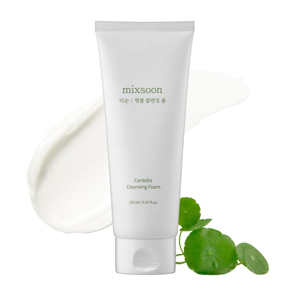 Centella Cleansing Foam - Low pH Cleansing and Balanced Face, Removes Impurities & Makeup Without Drying, Hydrating Formula 150ml Korean Glass Skin Care