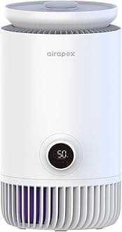 2 in 1 Air Purifier and Evaporative Humidifier Combo for Bedroom, H13 True HEPA Filter, Cool Mist-Free Air Humidifier evaporative WIFI Connect