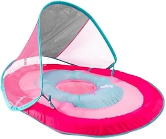 SwimWays Baby Spring Float w/ Canopy - Pink