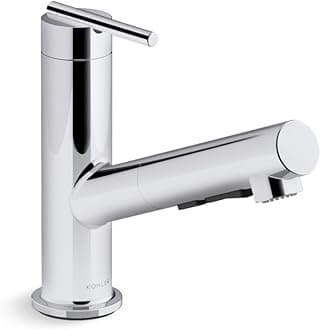 K-22976-CP Crue Kitchen Sink Faucet, Polished Chrome