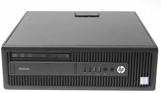 HP EliteDesk 800 G2 SFF Quad Core i5-6500 32GB DDR4 256GB + 1000GB WiFi Windows 10 Professional Desktop PC Computer (Renewed)