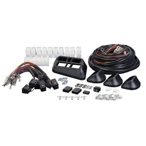 Spal 33040241 7 Switch Kit with Illuminated Euro Pod Style