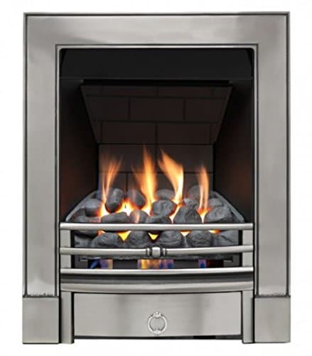 Sandhurst Slimline Radiant Gas Fire - Polished Cast