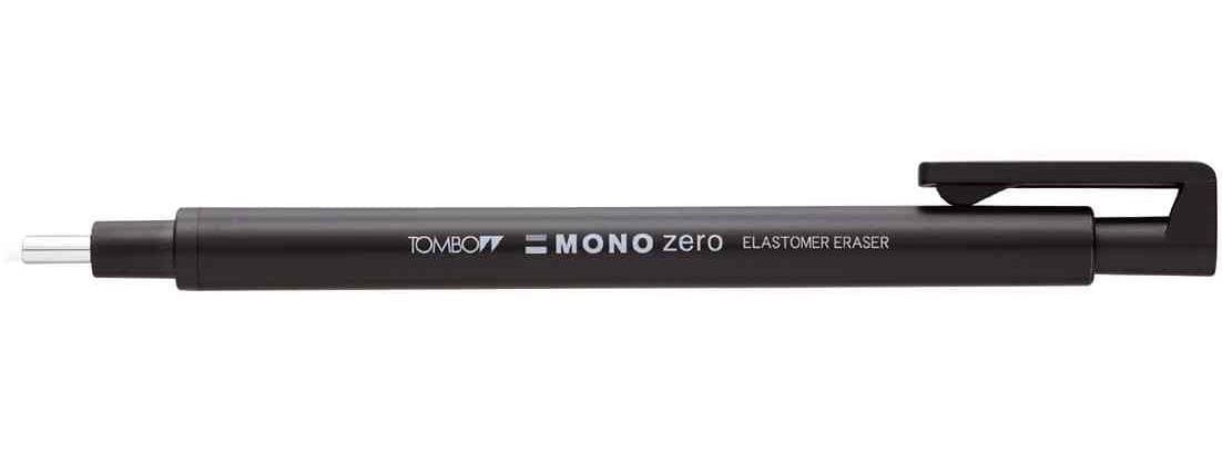 Eraser Mono, Zero Round, 23mm, Black