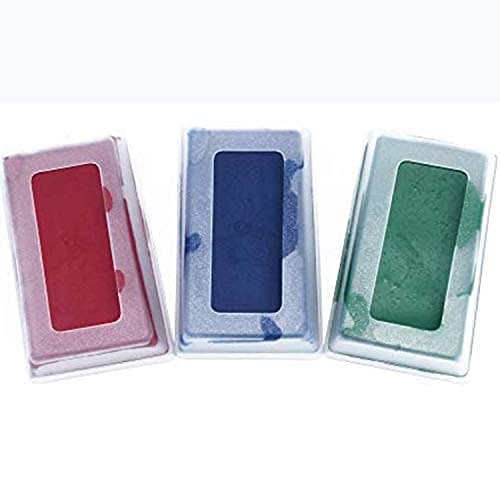 MATINGMARK Sheep & Goat Mating Crayon Block Marker for Ram Breeding/Marking Harness by Rurtec, 3 Pack (MILD Temperature) RED, Blue, Green, Made in New Zealand