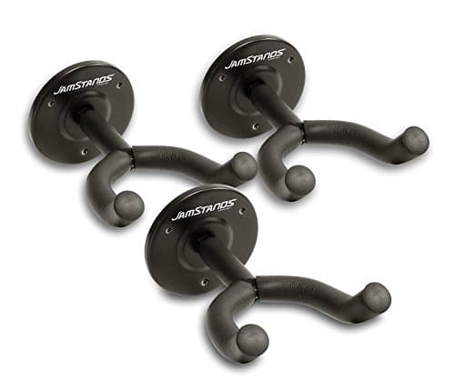 JAMSTANDS JS-GHG25 Guitar Wall Hanger with Adjustable Yoke 3-Pack