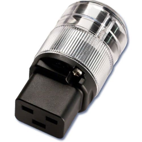 Wattgate 320i HC Clear High Current IEC Power Connector