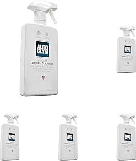 Autoglym Custom Wheel Cleaner, 500ml - Acid-Free Car Wheel Cleaner Spray and Alloy Wheel Cleaner Safe For Use On All Wheel Types (Pack of 5)