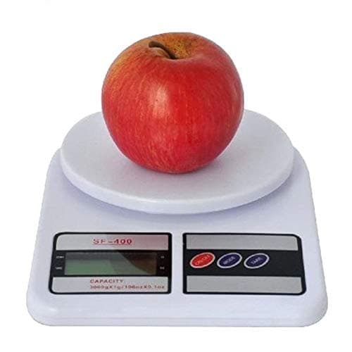 GEOMAN Electronic Kitchen Digital Weighing Scale, Multipurpose (White, 10 Kg)