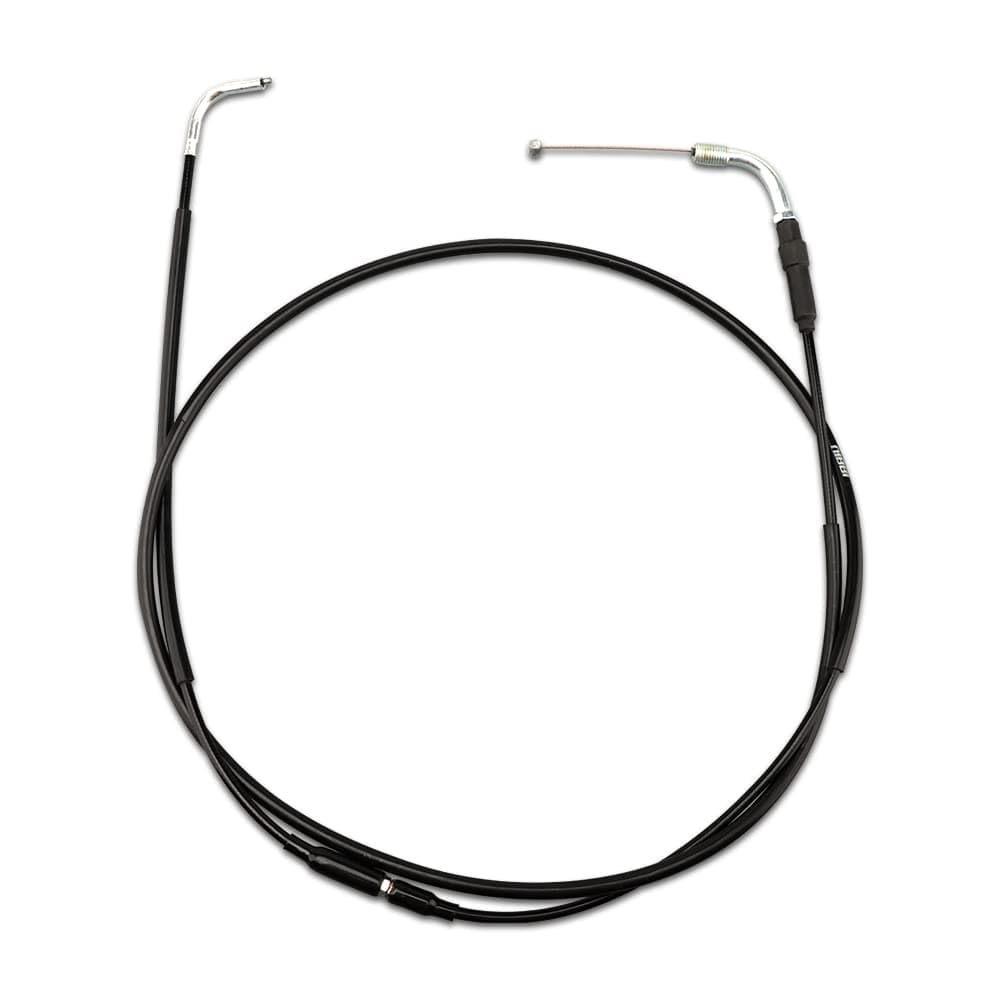 nibbi High Performance Motorcycle Throttle Cable Adjustable GY6 Scooter Throttle Cable Flat Slide Carburetor Throttle Cable Black 185CM Fit Yamaha TaoTao Kymco SYM GY6 Scooter 125 150 Moped