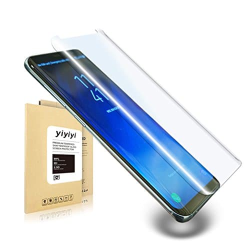 Samsung Galaxy S8 Plus Screen Protector Tempered Glass, YiYiYi [3D Full Curved Edge] Screen Protector for Samsung Galaxy S8 Plus [Edge to Edge], 0.25mm