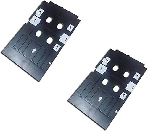 SPENY PVC ID Card Tray for Inkjet Printer Used for Epson L800, L805, L810, L850, R280, R290, T50, T60, P50, P60 + Free 5 Units of PVC ID Cards - Pack of 2