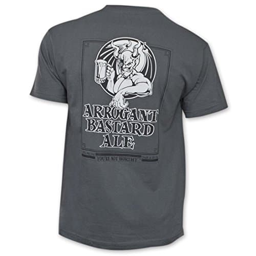 Stone Brewing Co. Arrogant Bastard Classic Devil Tee Shirt X-Large Gray