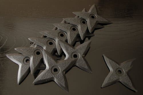 Advanced Rubber Shuriken Square 10pcs [Japan Import]