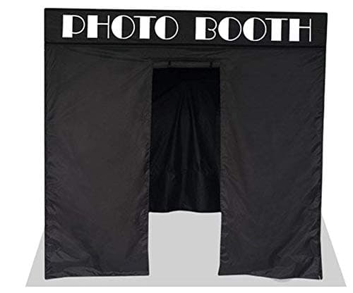 Impact Canopy 8' x 8' Pop-Up Portable Photo Booth Tent Studio with Roller Bag, Black