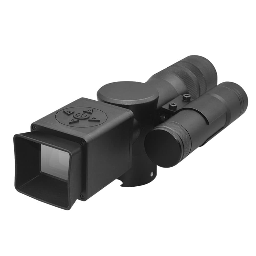 OUNA Handheld Portable Telescopic Sight 5X Optical Magnify 8X Electronic Magnification 1.4inch Dis 30mm Objective Lens Large Aperture Waterproof Telescopes with Photo Video Taking back Function