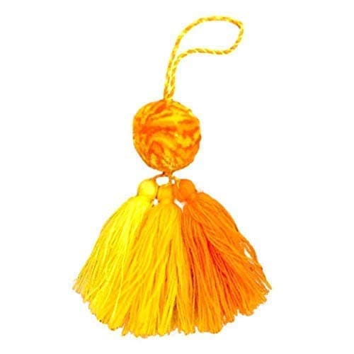 Mexican Pom Poms - Orange Neon Tassel