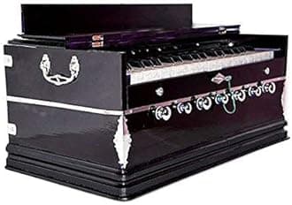 7 Stooper Harmonium - Natural Wooden Harmonium with Case