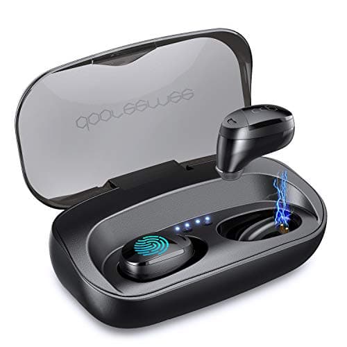 Dooreemee Wireless Earbuds Bluetooth 5.0 Ear Buds Wireless Earphones with 3000mAh Charging Case Waterproof TWS Stereo Headphones in Ear Built in Mic Headset Hi-Fi Sound with Deep Bass for Sport Black