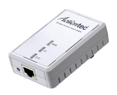 Actiontec 500 Mbps Powerline 1-Port Single Network Adapter (PWR511WB1)