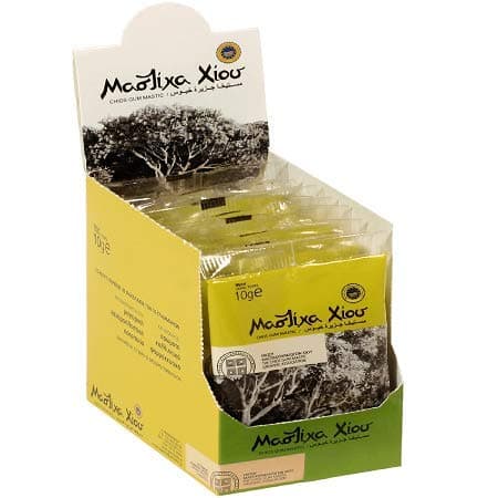 Chios Mastic Gum Small Tears 4x10 Gr (4 Packs) - 100% Fresh Original Xios (Masticha or Mastixa)