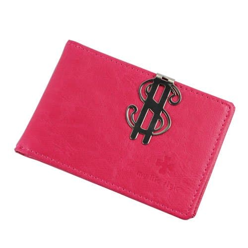 Women's Money Clip Magnet Slim Thin Front Pocket Wallet Alpine Swiss ID & Cards