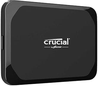 Crucial X9 CT4000X9SSD902 External SSD 4TB USB3.2 Gen2 Compatible with Maximum Reading Speed of 1050MB/s Mylio Offer Included Model