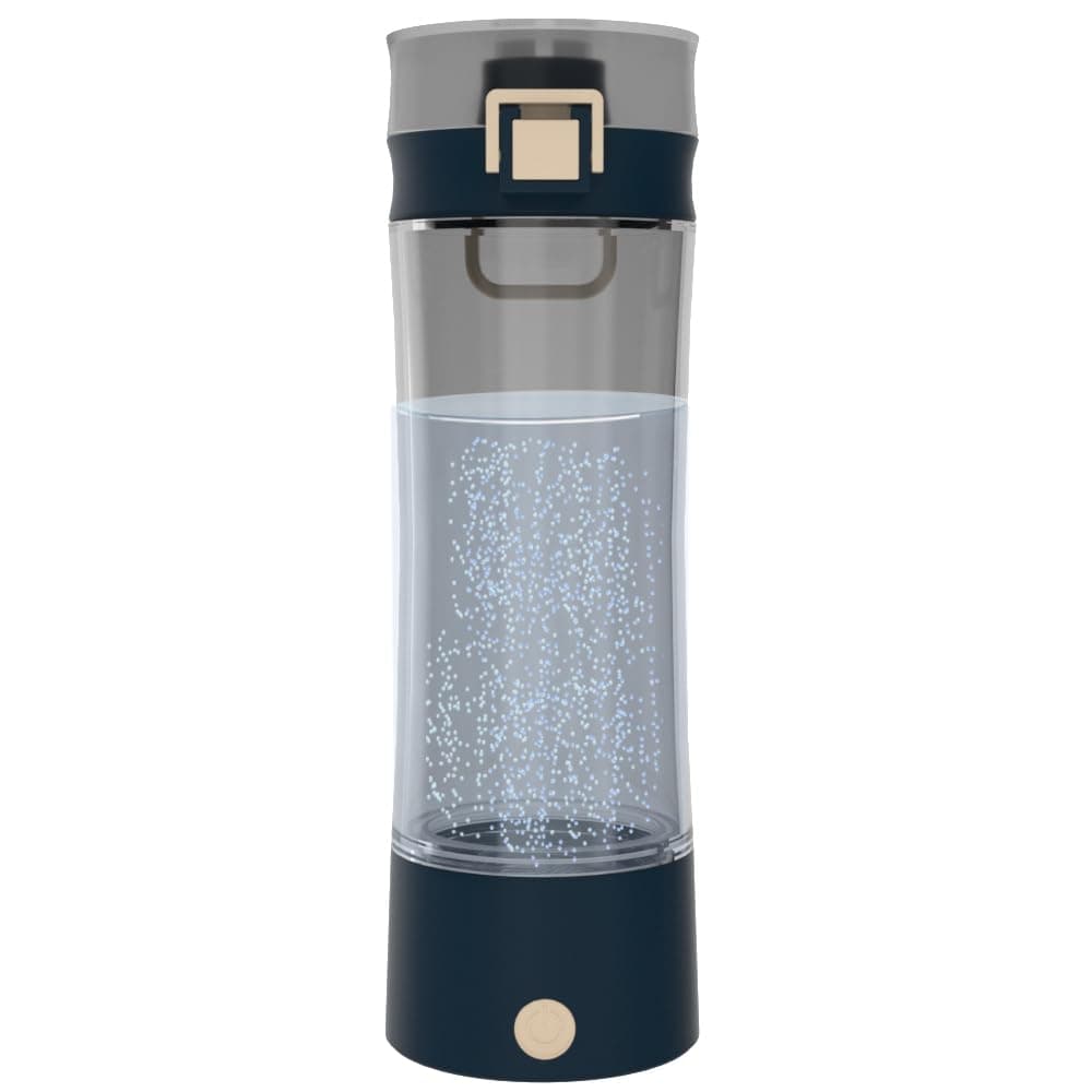 Sponsored Ad – Hydrogen Water Bottle Pitcher Hydrogen Alkaline Water Generator Ionizer Maker Machine with SPE PEM Tech 500ml/17Fl oz Royal Blue