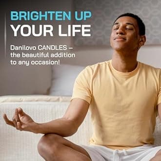 Danilovo Thin Taper Beeswax Candles - Honey-Scented, Decorative Candles Ideal for Birthday Decoration or Church Prayers - Turqoise Drip Free, Tall & Smokeless Pack of 50 pcs, 16 x 0,5 cm