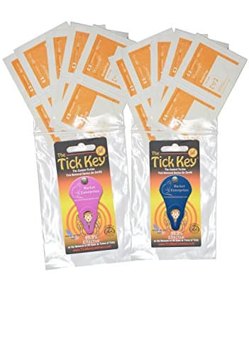 Burket Enterprises Easy Tick Remover! 2 Individually Wrapped-Tick Key Remover Kits w/Bonus! Great Gift