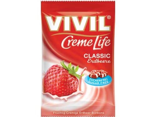 Vivil Creme Life classic Erdbeere zuckerfrei