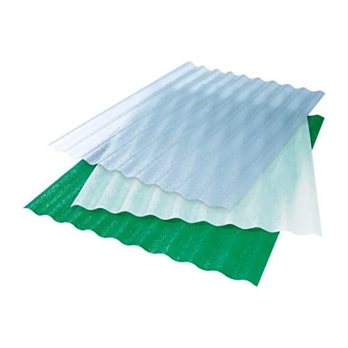 Sequentia Crane Composites 96 in. H x 26 in. W 550 Clear Fiberglass Panel - Case of: 10