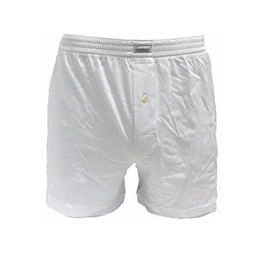 Abanderado - Men's Boxer Briefs ABANDERADO 100% Cotton White Open Fly Underwear - BLANCO, 60/2X