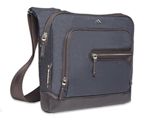 Brenthaven Collins Courier 13in Laptop Bag Blue